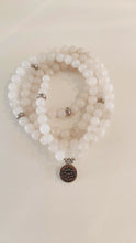 Mala beads necklace - rock crystal