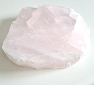Rose quartz slab
