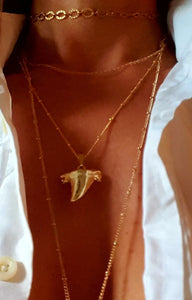 Niho gold shark tooth necklace - Uli Uli Jewelry