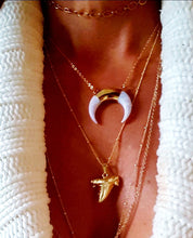 Luna necklace - mother of pearl - big - Uli Uli Jewelry