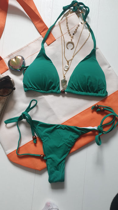 Ocean breeze green bikini set