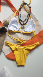 Yellow mellow bikini set
