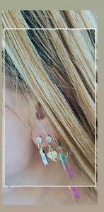 Gold elephant earrings